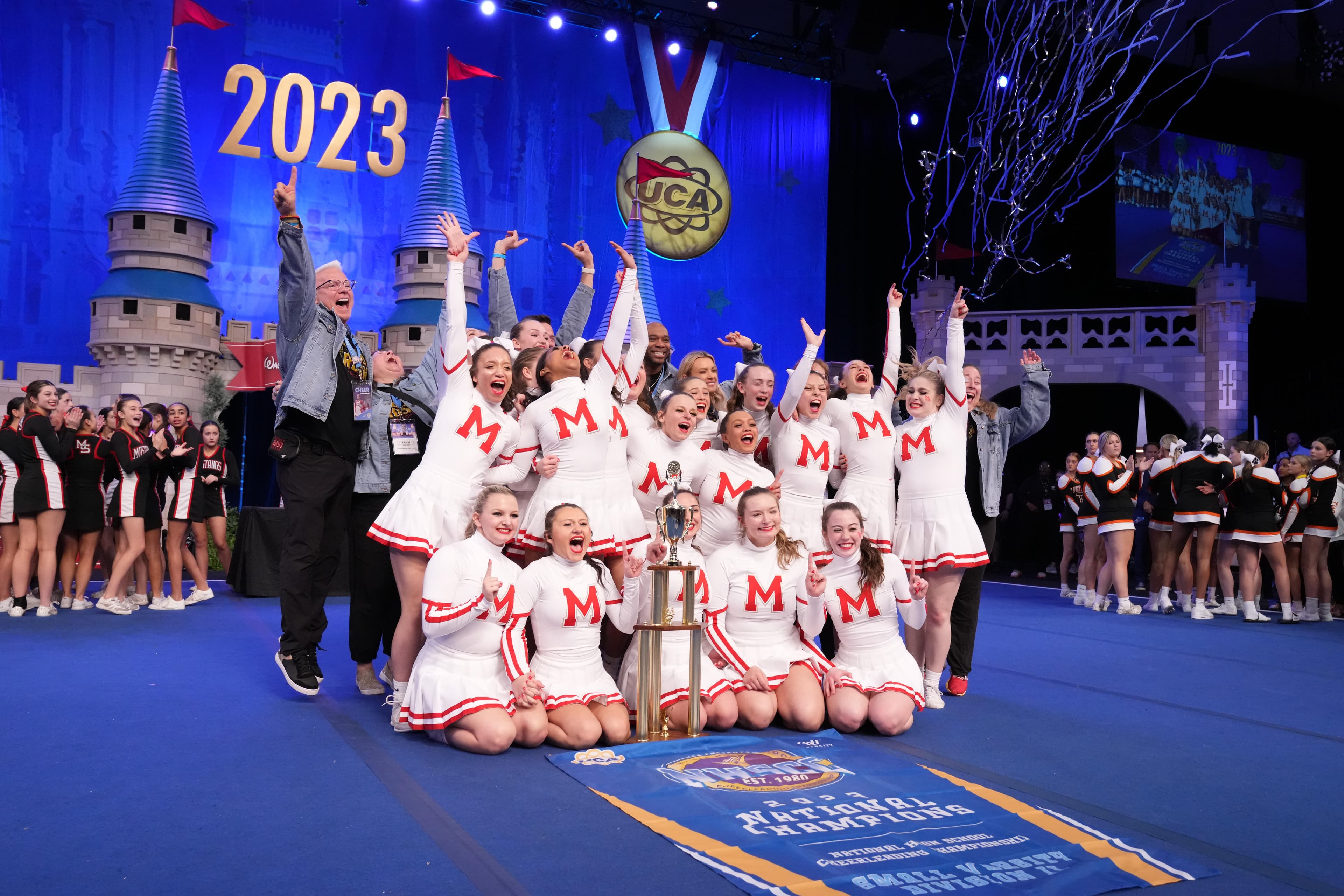 <p>We host the most prestigious championships for all levels of cheerleaders, dancers, and bands at every level, representing schools, universities, and gyms. Choose from more than 600 competitions in top-tier locations across the nation, including Walt Disney World® Resort, Disneyland® Resort, Dallas Convention Center, Georgia World Congress Center, Great Wolf Lodge – and many more.</p>